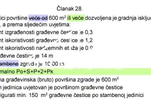 ATTRACTIVE BUILDING LAND 30 m FROM THE SEA! VRSI - ZADAR