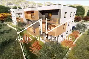 BRODARICA - ŠIBENIK 90 m OD MORA, POGLED NA MORE, NOVOGRADNJA