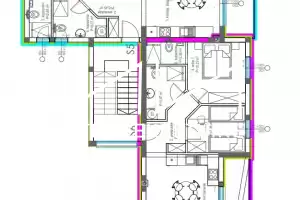 BRODARICA - ŠIBENIK 90 m OD MORA, POGLED NA MORE, NOVOGRADNJA