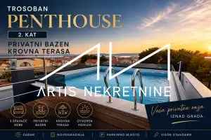 ZADAR, EXCLUSIVE APARTMENT WITH A POOL ON THE ROOFTOP TERRACE!
