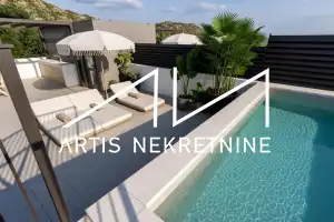 Three-Bedroom Penthouse with Breathtaking Sea & Mountain Views, Vinjerac – Only 30 m from the Sea!