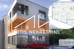 ZADAR - BELAFUŽA: DVOSOBAN STAN 1. KAT, 2 GARAŽNA MJESTA - NOVOGRADNJA