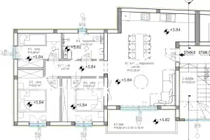 Zadar, Bili brig, trosoban stan - novogradnja (prodaja)