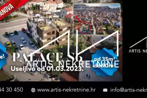 ZADAR MELADA - DVOSOBAN PENTHOUSE S KROVNOM TERASOM - POGLED NA MORE