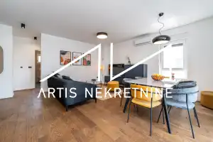 ZADAR - PLOVANIJA, MODERNO NAMJEŠTEN DVOSOBAN STAN, VELIKI VRT, NOVOGRADNJA