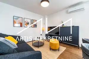 ZADAR - PLOVANIJA, MODERNO NAMJEŠTEN DVOSOBAN STAN, VELIKI VRT, NOVOGRADNJA