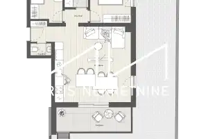 Zadar Plovanija - moderan dvosoban stan s velikim vrtom i 2 parkinga (prodaja)