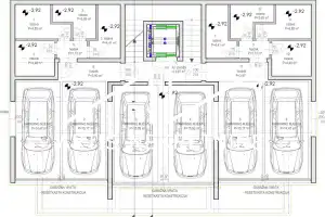 ZADAR, VIŠNJIK - ONE BEDROOM APARTMENT, HIGH GROUND FLOOR, ELEVATOR, GARAGE SPACE
