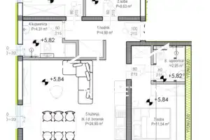ZADAR, VIŠNJIK - THREE BEDROOM APARTMENT, FIRST FLOOR, ELEVATOR, GARAGE SPACE