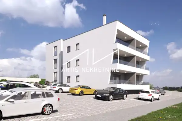 Dvosoban stan S9: Zadar, Belafuža, 2. kat, pogled, novogradnja