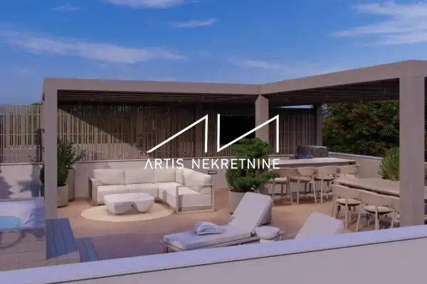 Ekskluzivan dvosoban penthouse s krovnom terasom - Plovanija, Zadar (prodaja)