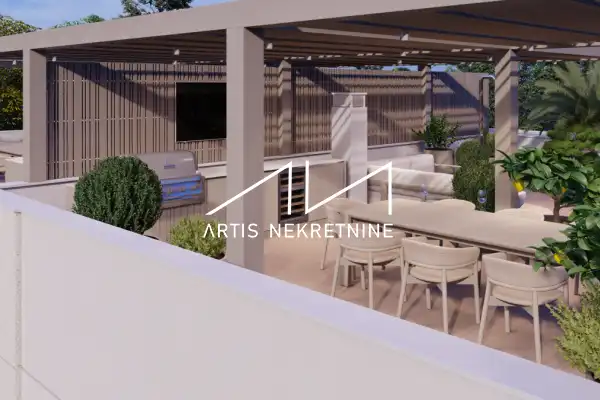 Ekskluzivan dvosoban penthouse s krovnom terasom - Plovanija, Zadar (prodaja)