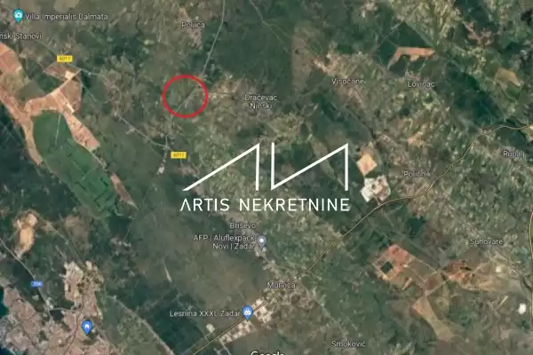 GRAĐEVINSKO ZEMLJIŠTE - POLJICA BRIG - 7.500 m2