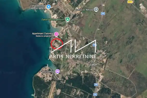 ATTRACTIVE BUILDING PLOT ONLY 120 m FROM THE SEA! ZATON NEAR ZADAR AND NIN!