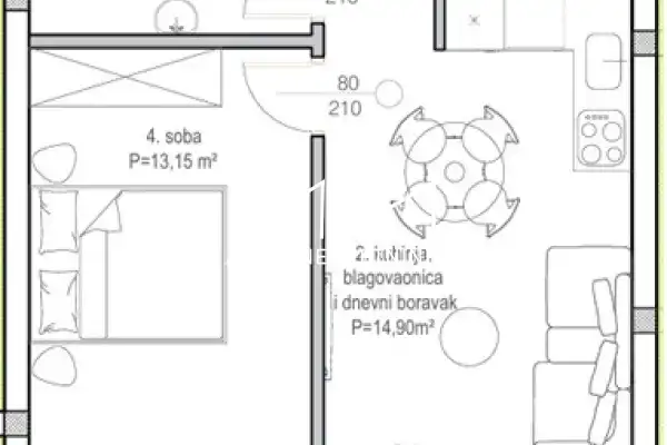 Zadar - Bokanjac - stan s vrtom S1, terasom i 2 parkinga, novogradnja